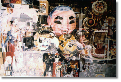 Chinatown
pencil crayon on paper
(Sold)